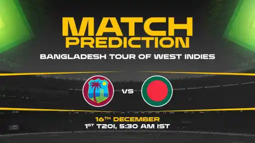 WI vs BAN 1st T20I, Match Prediction- Who Will Win Today?